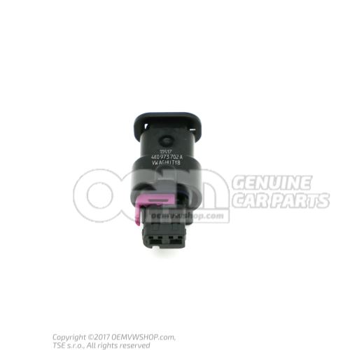 Flat contact housing connection piece injection valve 4K0973702A