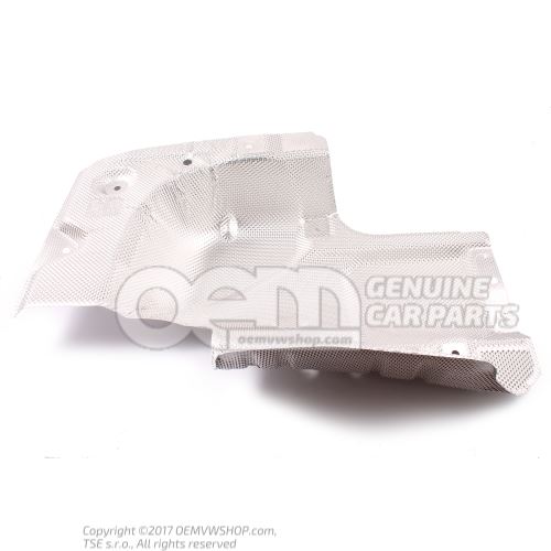 Heat shield for rear silencer 7H0825701D