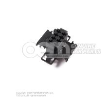 Flat contact housing with contact locking mechanism coupling element wiring harness for backrest adjustment 1J0972724