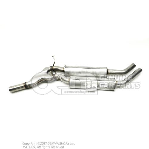 Centre silencer 4F0253409J