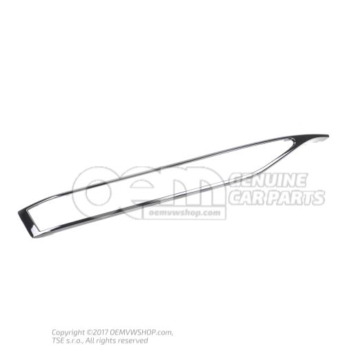 Trim strips for bumper Black magic pearl effect 3V0853767E F9R