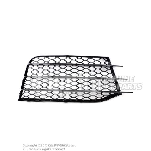 Air guide grille black-glossy 8J0807682G T94