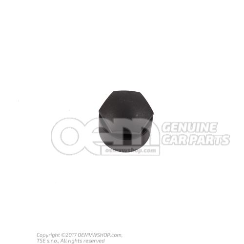 Capuchon de boulon de roue noir satine 4M0601173C 9B9