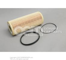 Filter element with gasket 06E115562C