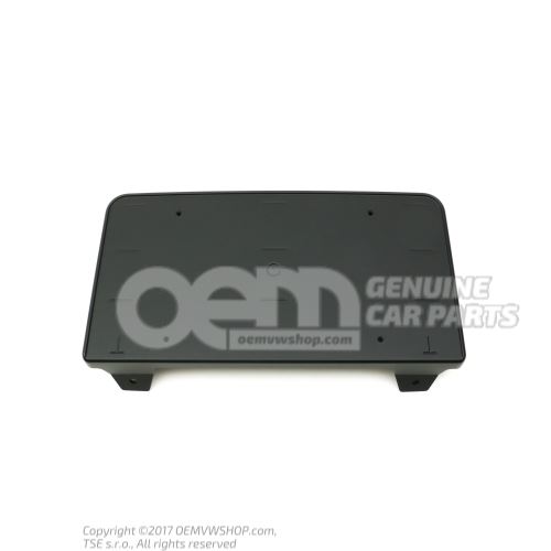 Licence plate holder black Audi TT/TTS Coupe/Roadster 8S 8S0807287A 3FZ