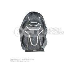 Backrest cover (leather) soul metallic (black) Audi RS6/RS6 plus/Avant Quattro 4F 4F0881801 VEH