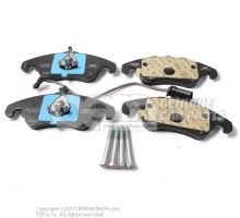1 set of brake pads for disk brake 4G0698151AA