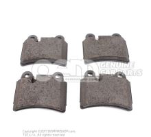 1 set of brake pads for disk brake 7L6698451B