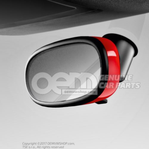 Trim for rear-view mirror misano red pearl effect