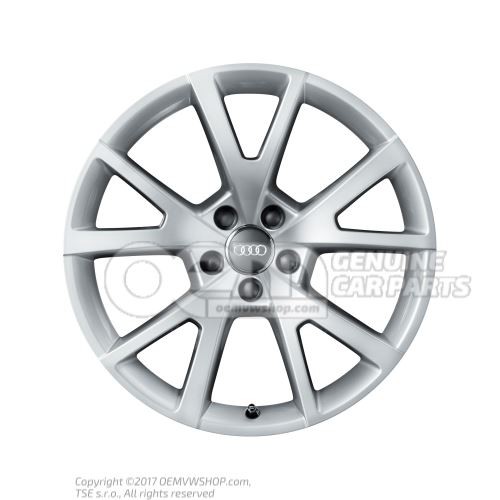 Aluminium rim diamond silver