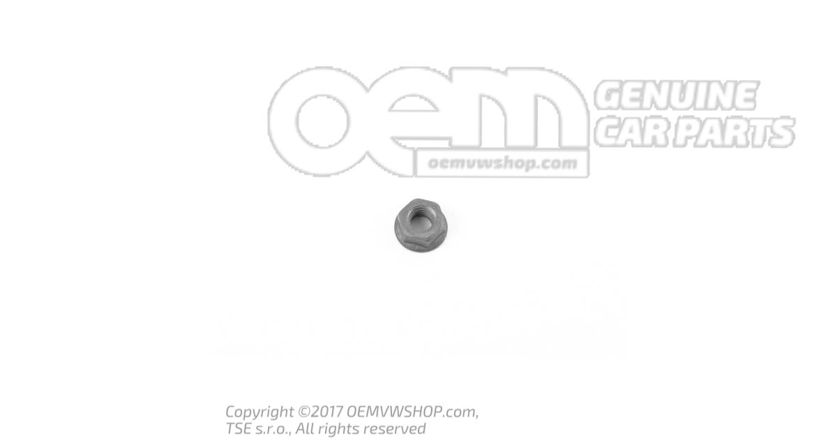 Ecrou hexagonal embase M6 - N 015 082 13 - Pièce 100% origine Volkswagen /  Audi