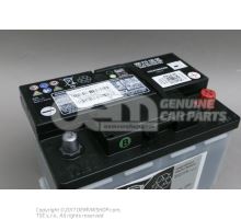 Battery with charge state indicator, filled and charged also 000915105DE