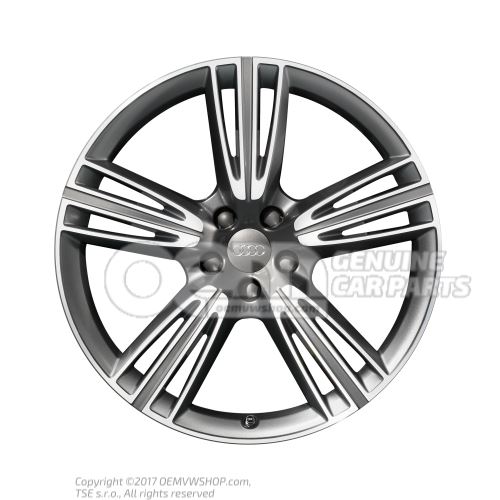 Aluminium rim anthracite