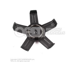 Enjoliveur de roue noir satine/chrome brillant/ reflex metallise 3G0601149C XQI