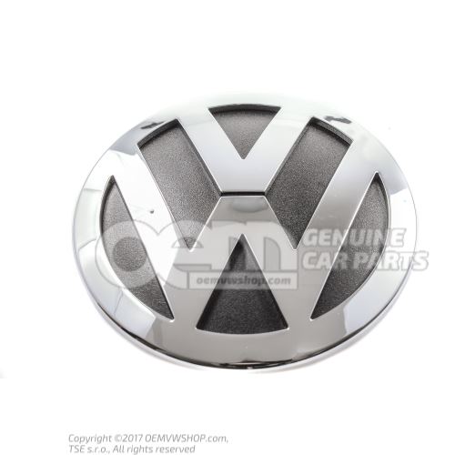VW emblem chrome colours/black 3C9853630B ULM