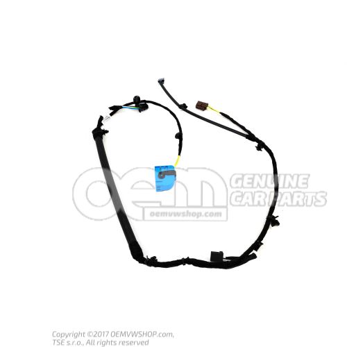 Wiring set for adjustable backrest and lumbar support - left hand drive 8W0971369P