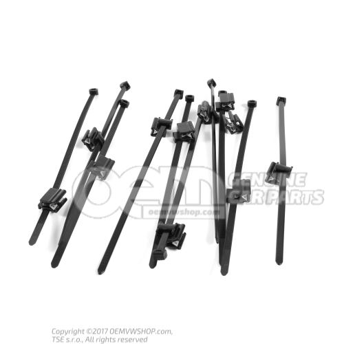 Cable tie with terminal socket with side cable guide 1Y0971838