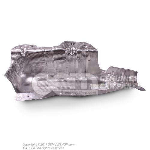 Heat shield for rear silencer 6Q0825701B