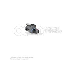 Flat contact housing with contact locking mechanism connection piece coolant temperature sender knock sensor valve for active charcoal canister 4F0973702