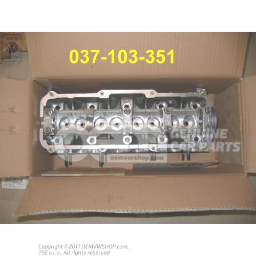 Cylinder head with valves and camshaft 037103265 X
