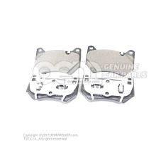 1 set of brake pads for disk brake 80A698151F