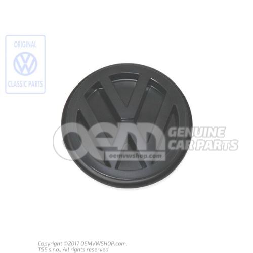 Simbolo VW negro satinado 701853601A 01C