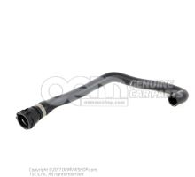 Coolant hose with quick release coupling 8K0121036E