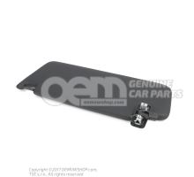 Etiqueta genuina sin parasoles VW Seat Skoda - Negro - par OEM02515009