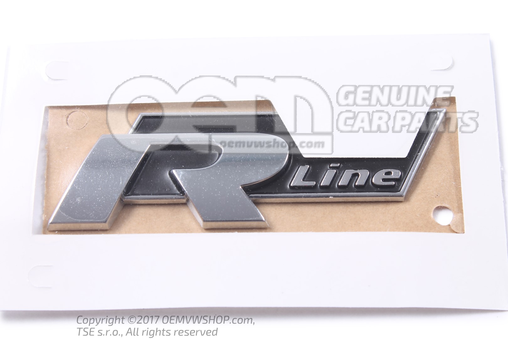 VW Original Cc R-Line Logo Emblem For Radiator Grille