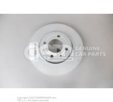 Brake disc (vented) 6N0615301E