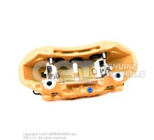 4J3615123C Audi e-tron GT yellow Caliper without brake pads, size 410x38mm, front left