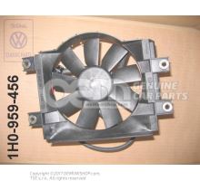 Radiator fan with fan ring 1H0959456