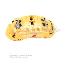 4J3615124C Audi e-tron GT yellow Caliper without brake pads, size 410x38mm, front right