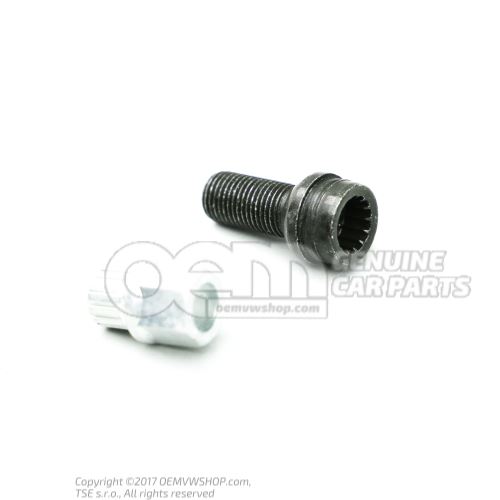 Wheel bolt, anti-theft, code keys 8D0601139E 059