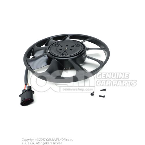 Radiator fan with control unit 8W0959455AA