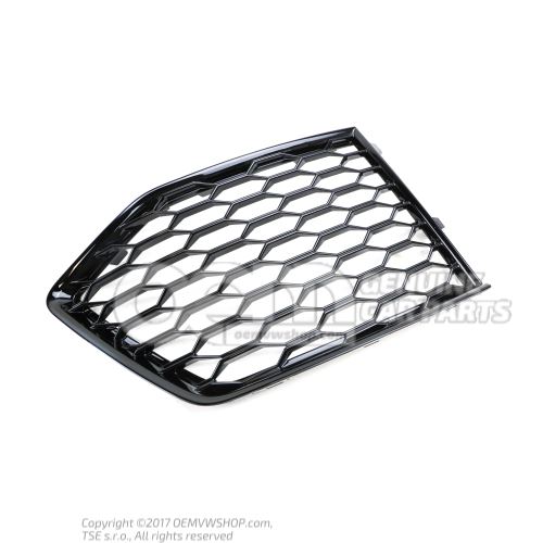 Air guide grille black-glossy Audi RSQ3 8U 8U0807682M T94