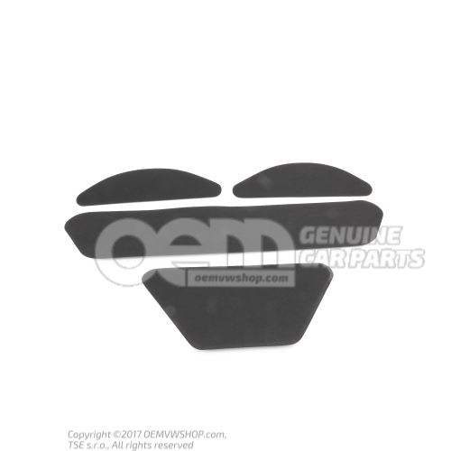Sound absorber for flap Audi TT/TTS Coupe/Roadster 8N 8N0863825A