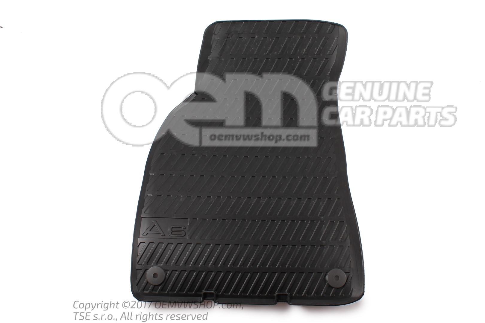 4F2061501 041 1 set foot mats (rubber) satin black | oemVWshop.com