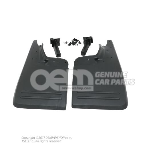 1 set mud flaps (left and right) for vehicles 2H0075101C