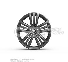 铝合金轮辋 煤黑色金属漆（灰色） 3T0071498A HA7
