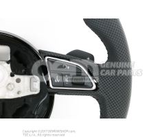 Multifunct. sports strng wheel (leather perforated) mult.steering wheel (leather) steering 8R0419091APIXB