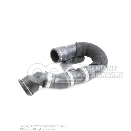 Coolant hose with quick release coupling 8E0121055AD