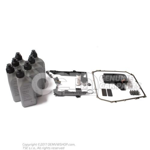 Audi DSG 7 speed S-tronic service kit 0B5 DL501 with mechatronic repair kit 0B5398009F OEM02333293