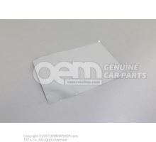 Zinc foil, self-adhesive to fit use workshop material
