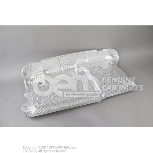 Heat shield for rear silencer 8J0825711G