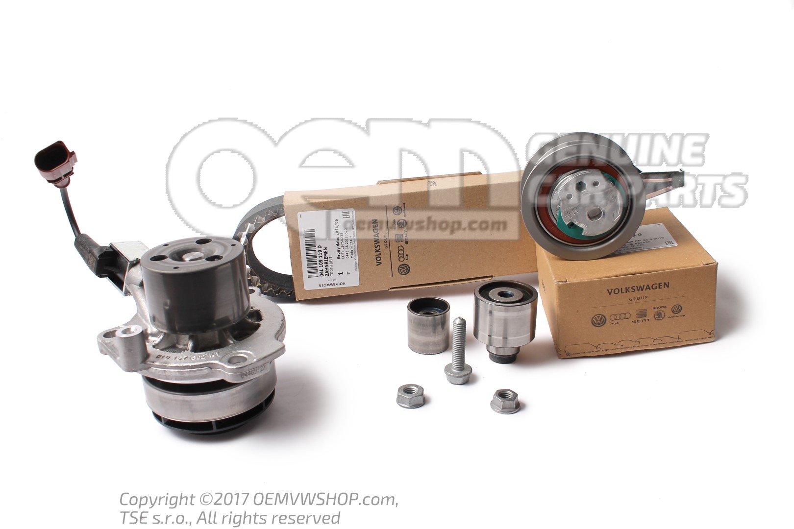 Kit distribution avec pompe à eau pour Audi A3 (8L) 038198119A