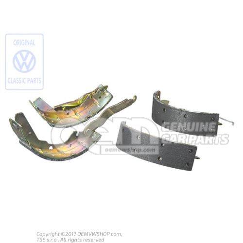 1 set: brake shoes with linings 251698531LV
