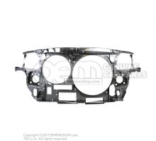 Lock carrier with mounting for coolant radiator 8E0805588A