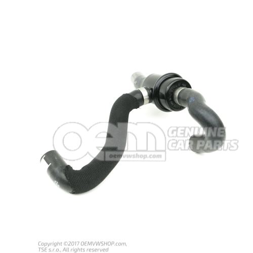 Coolant hose with coolant regulator 8K0121030B