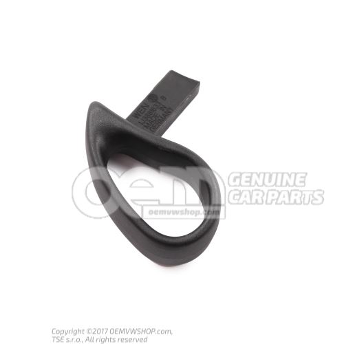 Handle for backrest release knob carbon black 1J3881633B 4W4